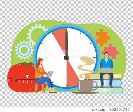 番茄工作法圖示 132901720