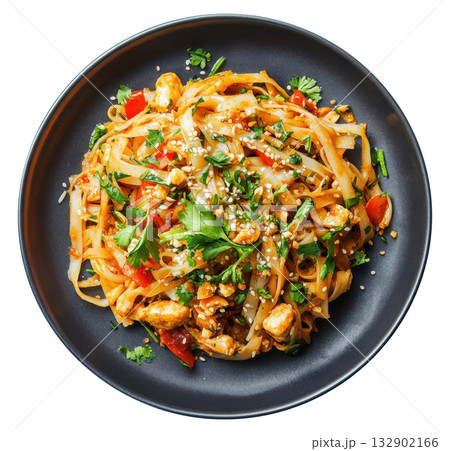 Pad Thai Noodles Dish Pad Thai Noodles Dish 132902166
