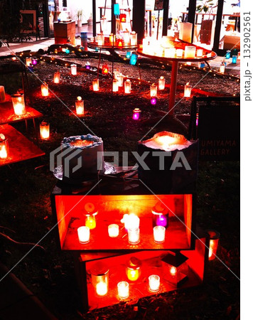 神奈川県　幻想的な湘南キャンドル　10月 132902561