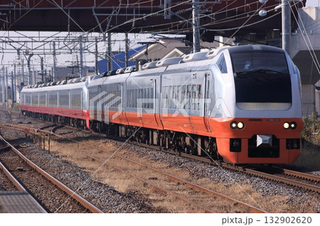 長大編成で常磐線を疾走するE653系電車の特急フレッシュひたち号_2010/12/2撮影 132902620
