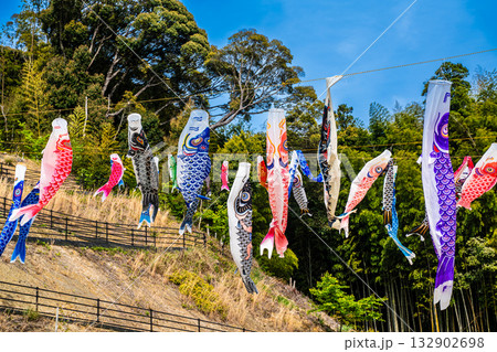 東長崎　中里ふれあい公園の鯉のぼり【長崎県長崎市】 132902698
