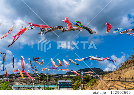 東長崎　中里ふれあい公園の鯉のぼり【長崎県長崎市】 132902699