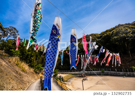 東長崎　中里ふれあい公園の鯉のぼり【長崎県長崎市】 132902735