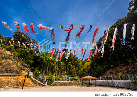 東長崎 中里ふれあい公園の鯉のぼり【長崎県長崎市】 東長崎 中里ふれあい公園の鯉のぼり【長崎県長崎市】 132902756