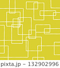 イエローと白い四角模様の背景イラスト 132902996