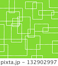 イエローグリーンと白い四角模様の背景イラスト 132902997