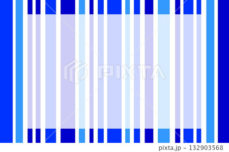 ストライプ模様　フレーム　ホワイトスペース　ブルー 132903568