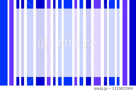 ストライプ模様　フレーム　ホワイトスペース　ブルー 132903569