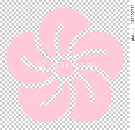 Twisted plum icon illustration (light pink, New Year's, transparent background, vector material) Twisted plum icon illustration (light pink, New Year's, transparent background, vector material) 132903750