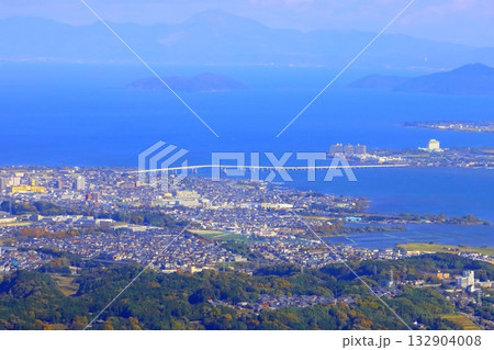 琵琶湖(琵琶湖大橋・比叡山展望所より) 琵琶湖(琵琶湖大橋・比叡山展望所より) 132904008