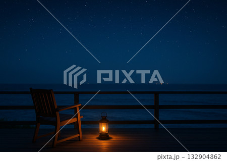 海とランタン 132904862