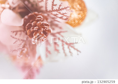 クリスマスリース・冬 イメージ クリスマスリース・冬 イメージ 132905259