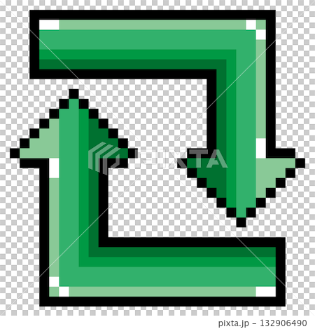 Pixel Art Icon Looping Arrow (5) Pixel Art Icon Looping Arrow (5) 132906490