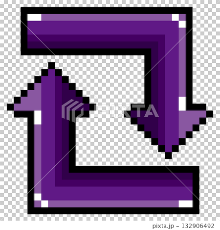 Pixel Art Icon Looping Arrow (7) Pixel Art Icon Looping Arrow (7) 132906492