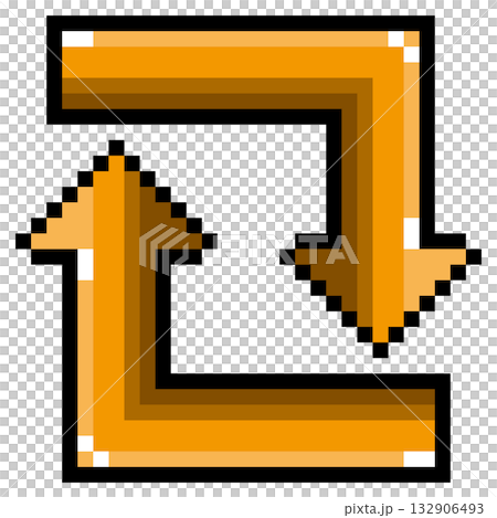 Pixel Art Icon Looping Arrow (8) Pixel Art Icon Looping Arrow (8) 132906493