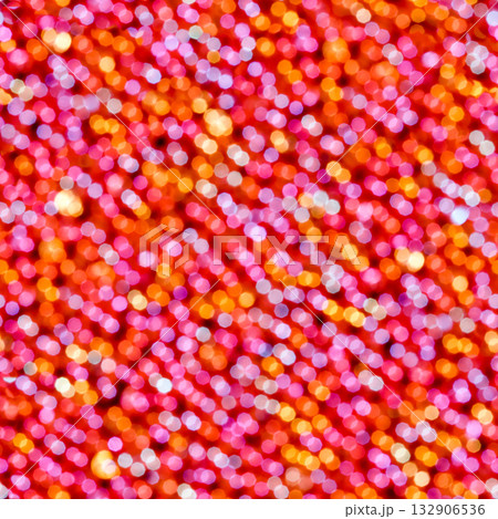 Red, white, orange and blue circle background , bokeh, abstract background. Seamless square texture. 132906536