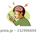 スマホ依存症の男の子 132906604