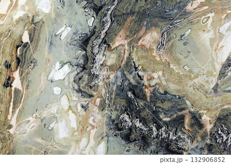 Contrast natural green quartzite stone texture. 132906852