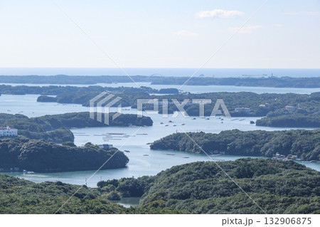 風光明媚な英虞湾が一望できる横山展望台 132906875