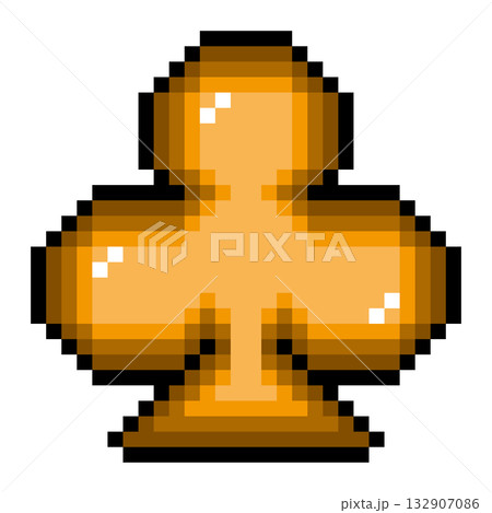 ドット絵アイコン クローバー (8) 132907086