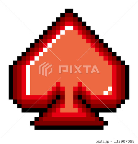 ドット絵アイコン スペード (4) 132907089