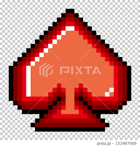 ドット絵アイコン スペード (4) 132907089