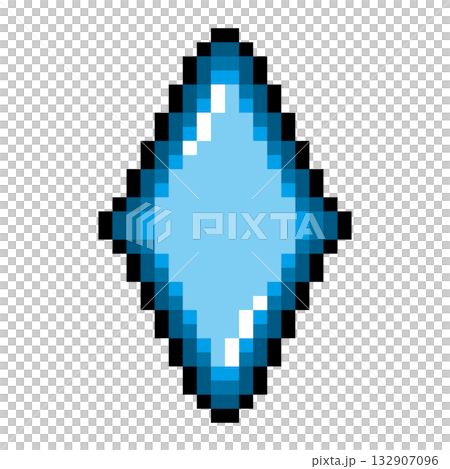 ドット絵アイコン ダイヤモンド (2) 132907096