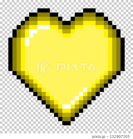 像素藝術圖示心形 (3) 像素藝術圖示心形 (3) 132907105