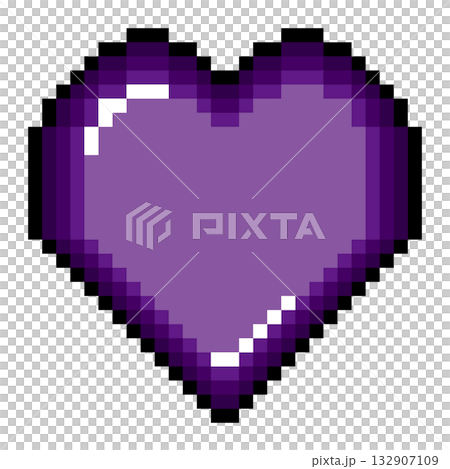 像素藝術圖示心形 (7) 132907109