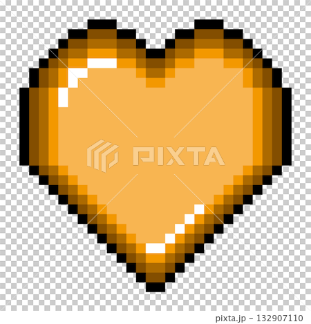 像素藝術圖示心形 (8) 132907110