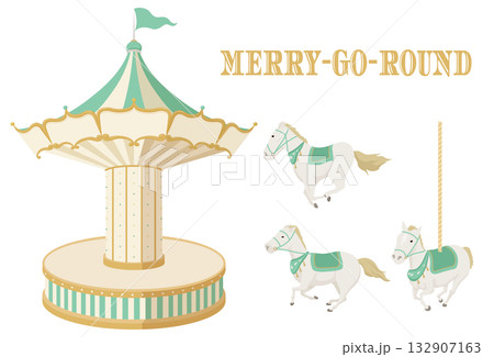 メリーゴーランドセット 132907163