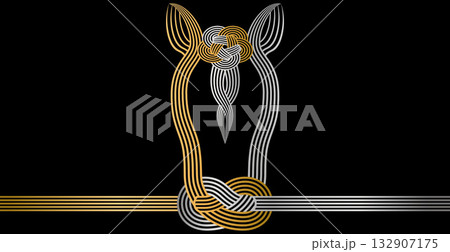 午年　馬をモチーフにした水引き 132907175