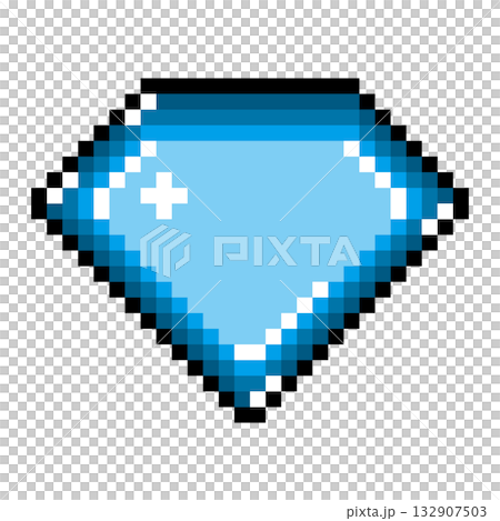 ドット絵アイコン 宝石 (2) 132907503