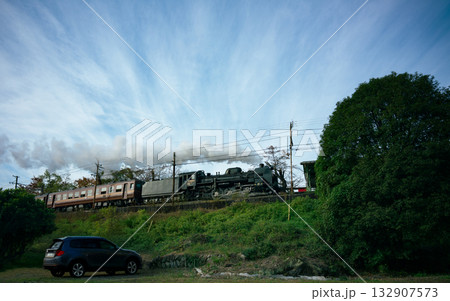 秩父鉄道の蒸気機関車 秩父鉄道の蒸気機関車 132907573