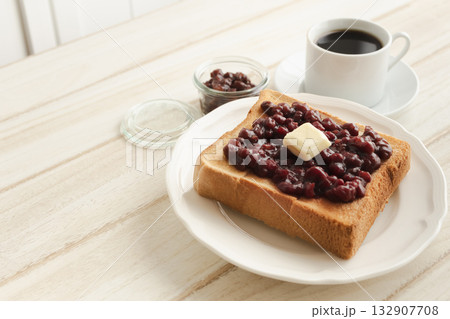 あんバタートースト　小倉トースト 132907708