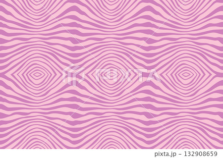 Seamless abstract pattern with wavy horizontal stripes evoking rhythm, movement, and vintage design energy. Vector illustration. Seamless abstract pattern with wavy horizontal stripes evoking rhythm, movement, and vintage design energy. Vector illustration. 132908659