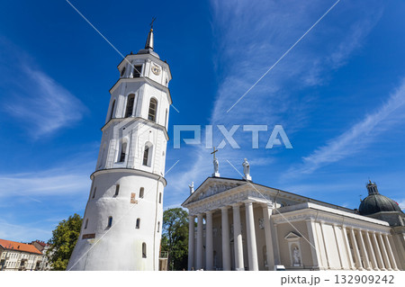 Vilnius Cathedral and Bell Tower at Cathedral Square, Lithuania Vilnius Cathedral and Bell Tower at Cathedral Square, Lithuania 132909242