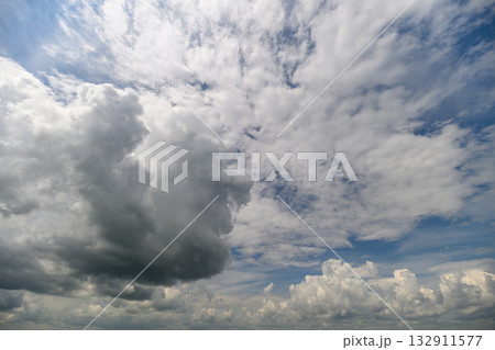There is a Dramatic Cloudy Sky Overhead that adds to the atmosphere of the scene There is a Dramatic Cloudy Sky Overhead that adds to the atmosphere of the scene 132911577