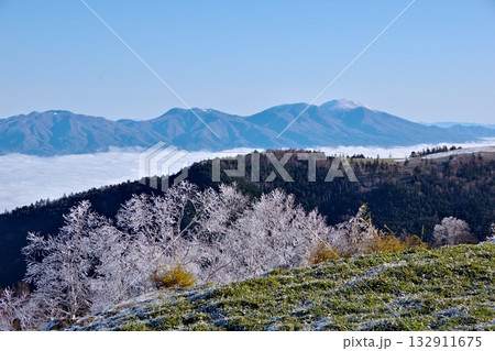 美ヶ原高原から見る浅間山方面の風景 美ヶ原高原から見る浅間山方面の風景 132911675