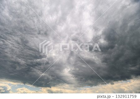 Dramatic Cloud Formation in the Expansive Sky Above Us, Observed with Keen Interest Dramatic Cloud Formation in the Expansive Sky Above Us, Observed with Keen Interest 132911759