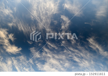 Witness the Beautiful Cloud Patterns in the Sky at Sunset that captivate the heart and soul Witness the Beautiful Cloud Patterns in the Sky at Sunset that captivate the heart and soul 132911811