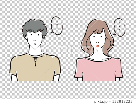 一對三十多歲、目光炯炯、充滿活力的男女 132912223