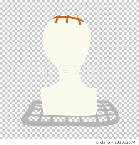 焼いて膨らんだ餅 焼いて膨らんだ餅 132912574