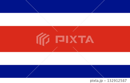 The Civil flag of Costa Rica. 132912587