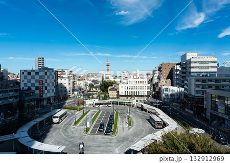 JR国分寺駅　北口の風景　ロータリーを眺める　東京都国分寺市本町 132912969