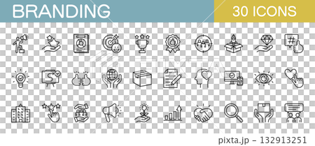 品牌圖標集 品牌圖標集 132913251