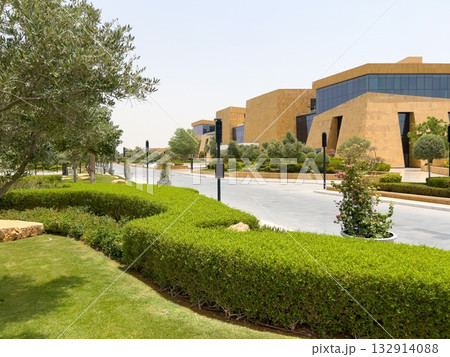Modern Commercial District in Riyadh, Saudi Arabia Modern Commercial District in Riyadh, Saudi Arabia 132914088