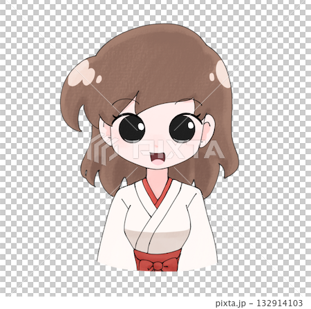 正面向いて立つ巫女1 正面向いて立つ巫女1 132914103