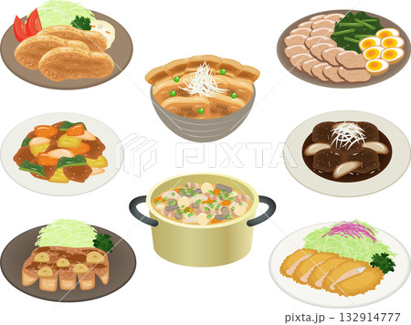 豚肉料理セット 132914777