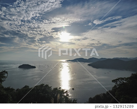 万葉の岬から見る2025年初冬の播磨灘の風景 132915289